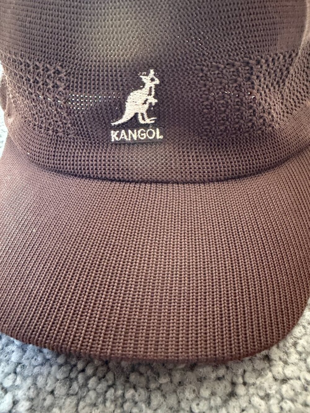 Kangol Brown Tropic Ventair Spacecap Hat - Size M - Picture 2 of 9